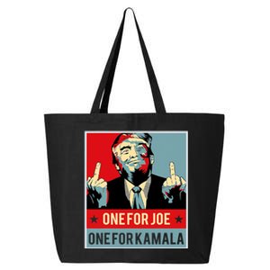 Trump One For Joe One For Kamala 25L Jumbo Tote