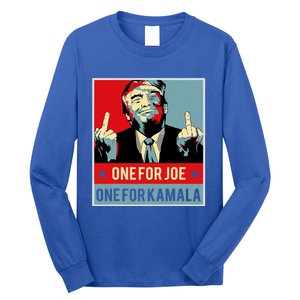 Trump One For Joe One For Kamala Long Sleeve Shirt