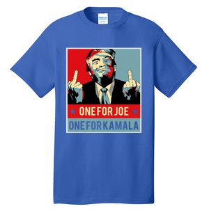 Trump One For Joe One For Kamala Tall T-Shirt