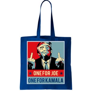 Trump One For Joe One For Kamala Tote Bag