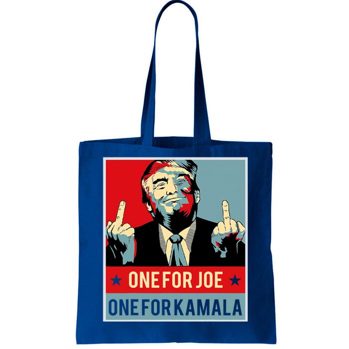 Trump One For Joe One For Kamala Tote Bag