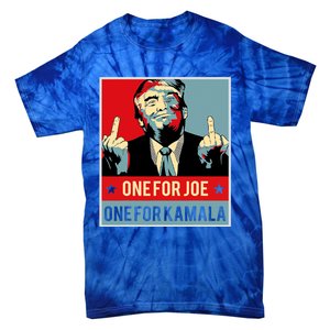 Trump One For Joe One For Kamala Tie-Dye T-Shirt