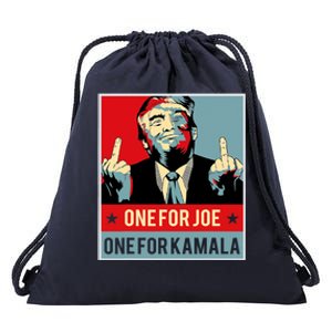 Trump One For Joe One For Kamala Drawstring Bag