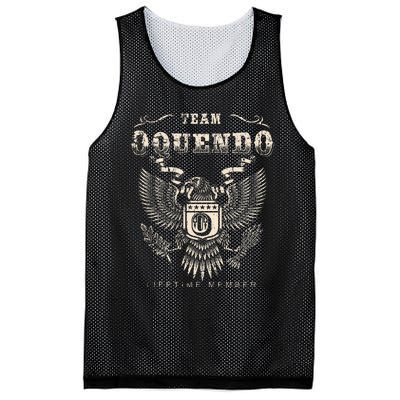 Team Oquendo Family Name Lifetime Member Mesh Reversible Basketball Jersey Tank