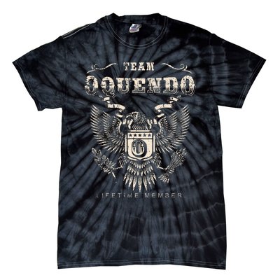 Team Oquendo Family Name Lifetime Member Tie-Dye T-Shirt