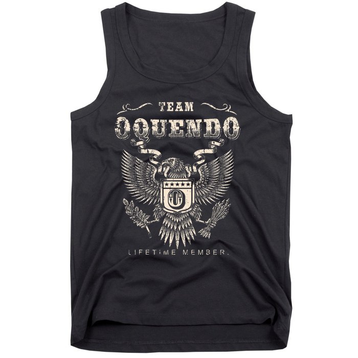 Team Oquendo Family Name Lifetime Member Tank Top