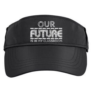 Teachers Our Future Is In My Classroom Adult Drive Performance Visor