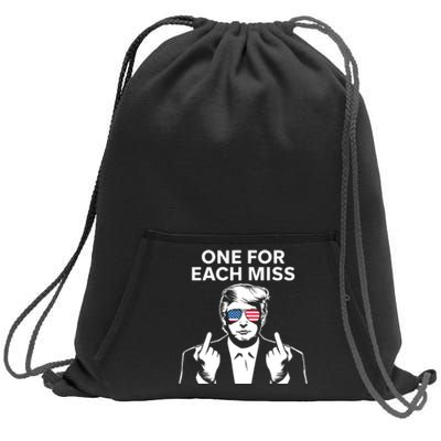 Trump One For Each Miss Funny Sweatshirt Cinch Pack Bag