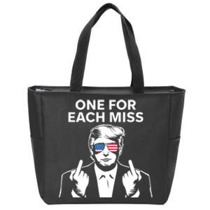 Trump One For Each Miss Funny Zip Tote Bag