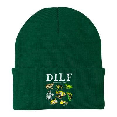 Types Of Frogs Dilf Damn I Love Frogs Knit Cap Winter Beanie