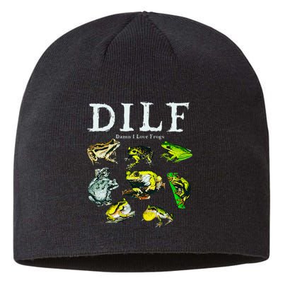 Types Of Frogs Dilf Damn I Love Frogs Sustainable Beanie