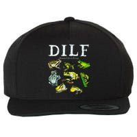 Types Of Frogs Dilf Damn I Love Frogs Wool Snapback Cap