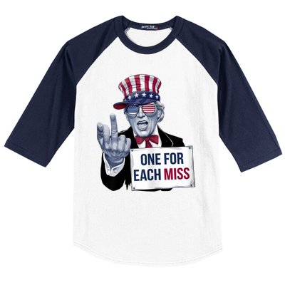 Trump One For Each Miss Baseball Sleeve Shirt