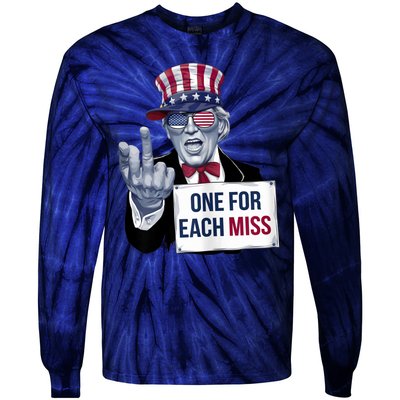 Trump One For Each Miss Tie-Dye Long Sleeve Shirt