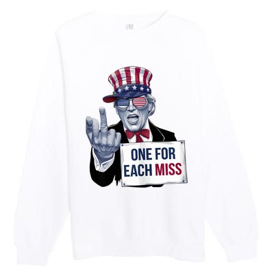 Trump One For Each Miss Premium Crewneck Sweatshirt