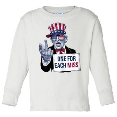 Trump One For Each Miss Toddler Long Sleeve Shirt