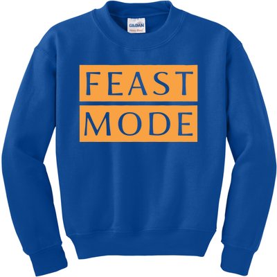 Thanksgiving Orange Feast Mode Gift Kids Sweatshirt