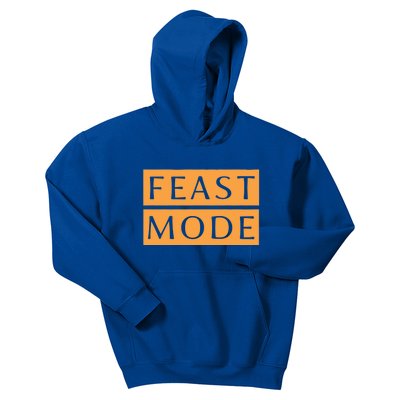 Thanksgiving Orange Feast Mode Gift Kids Hoodie