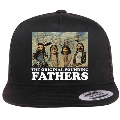 The Original Founding Fathers Native American Flat Bill Trucker Hat