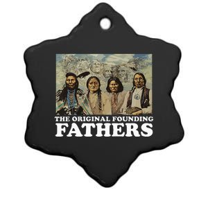 The Original Founding Fathers Native American Ceramic Star Ornament