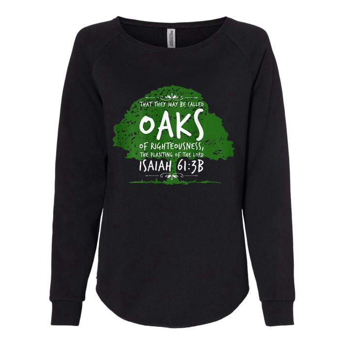 The Oaks Front And Back 2 Womens California Wash Sweatshirt