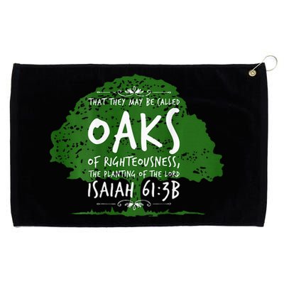 The Oaks Front And Back 2 Grommeted Golf Towel