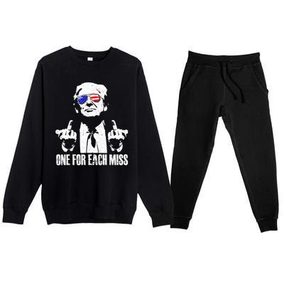 Trump One For Each Miss Premium Crewneck Sweatsuit Set