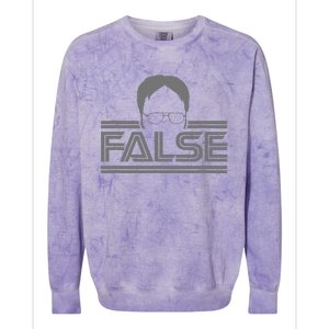 The Office False Gray Tonal Colorblast Crewneck Sweatshirt