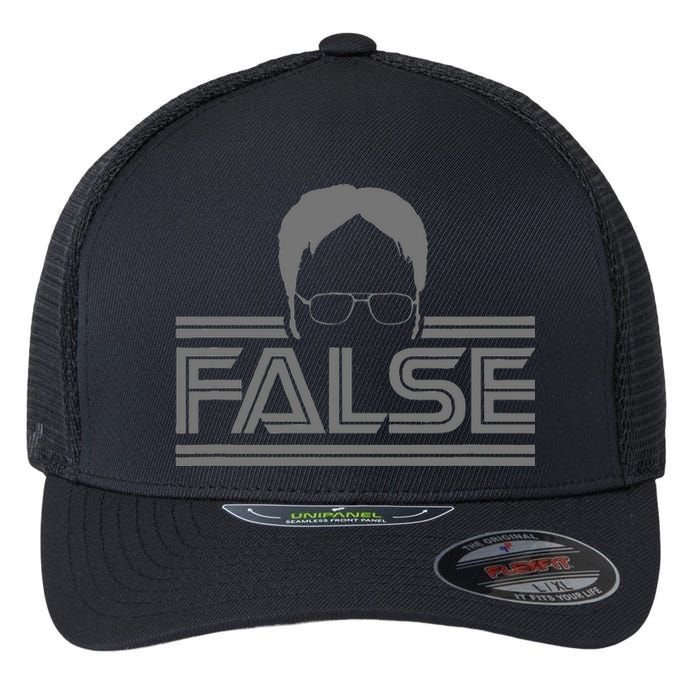 The Office False Gray Tonal Flexfit Unipanel Trucker Cap