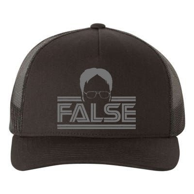 The Office False Gray Tonal Yupoong Adult 5-Panel Trucker Hat