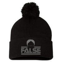 The Office False Gray Tonal Pom Pom 12in Knit Beanie