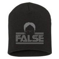 The Office False Gray Tonal Short Acrylic Beanie