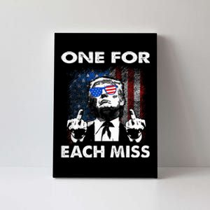 Trump One For Each Miss Canvas