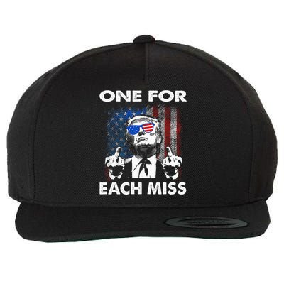 Trump One For Each Miss Wool Snapback Cap