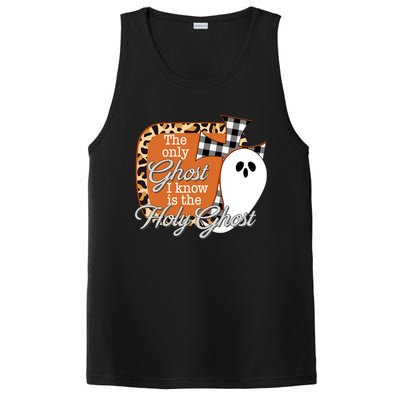 The Only Ghost I Know Is The Holy Ghost Halloween Christian PosiCharge Competitor Tank