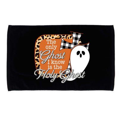 The Only Ghost I Know Is The Holy Ghost Halloween Christian Microfiber Hand Towel