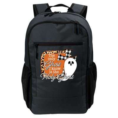 The Only Ghost I Know Is The Holy Ghost Halloween Christian Daily Commute Backpack