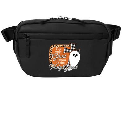 The Only Ghost I Know Is The Holy Ghost Halloween Christian Crossbody Pack