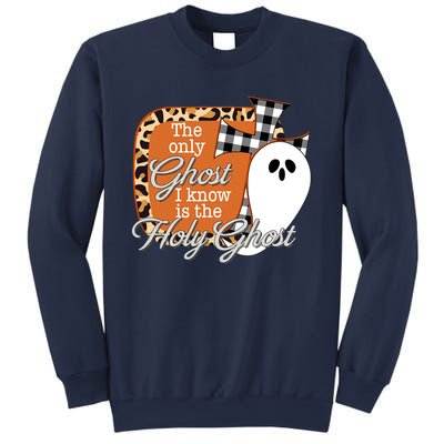 The Only Ghost I Know Is The Holy Ghost Halloween Christian Sweatshirt