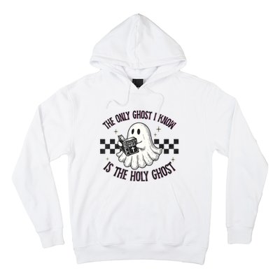 The Only Ghost I Know Is The Holy Ghost Funny Boo Bible Hoodie