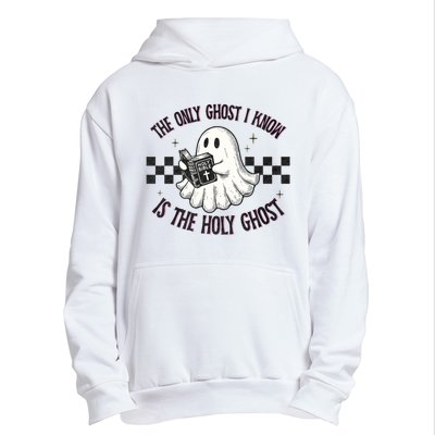 The Only Ghost I Know Is The Holy Ghost Funny Boo Bible Urban Pullover Hoodie