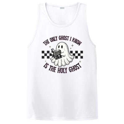 The Only Ghost I Know Is The Holy Ghost Funny Boo Bible PosiCharge Competitor Tank