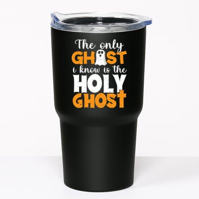 The Only Ghost I Know Is The Holy Ghost Halloween Christian Tumbler