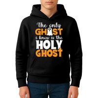 The Only Ghost I Know Is The Holy Ghost Halloween Christian Kids Hoodie