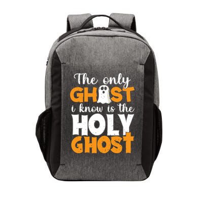 The Only Ghost I Know Is The Holy Ghost Halloween Christian Vector Backpack