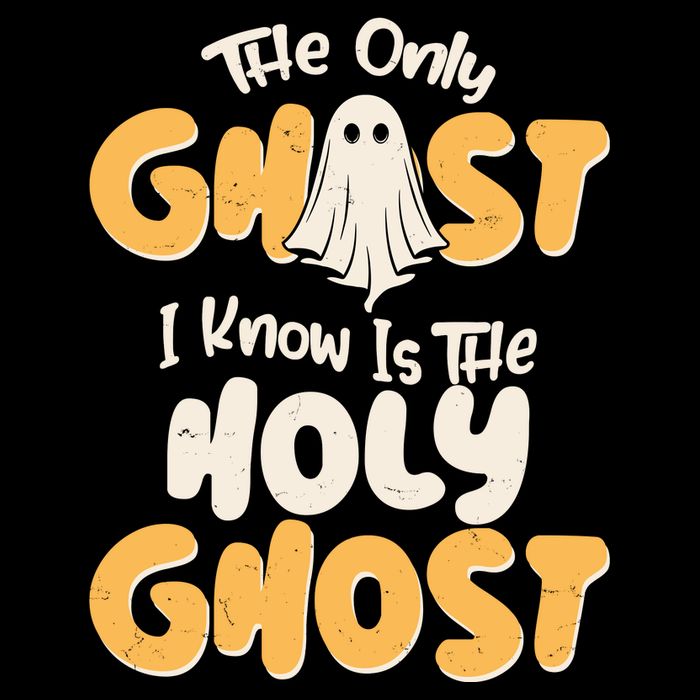 The Only Ghost I Know Is The Hold Ghost Christian Halloween Wool Snapback Cap
