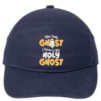 The Only Ghost I Know Is The Hold Ghost Christian Halloween 7-Panel Snapback Hat