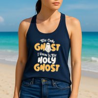 The Only Ghost I Know Is The Hold Ghost Christian Halloween Womens Tank Top