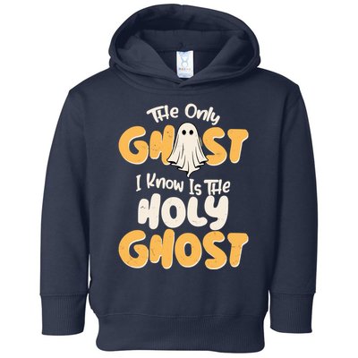 The Only Ghost I Know Is The Hold Ghost Christian Halloween Toddler Hoodie