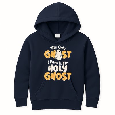 The Only Ghost I Know Is The Hold Ghost Christian Halloween Kids Hoodie